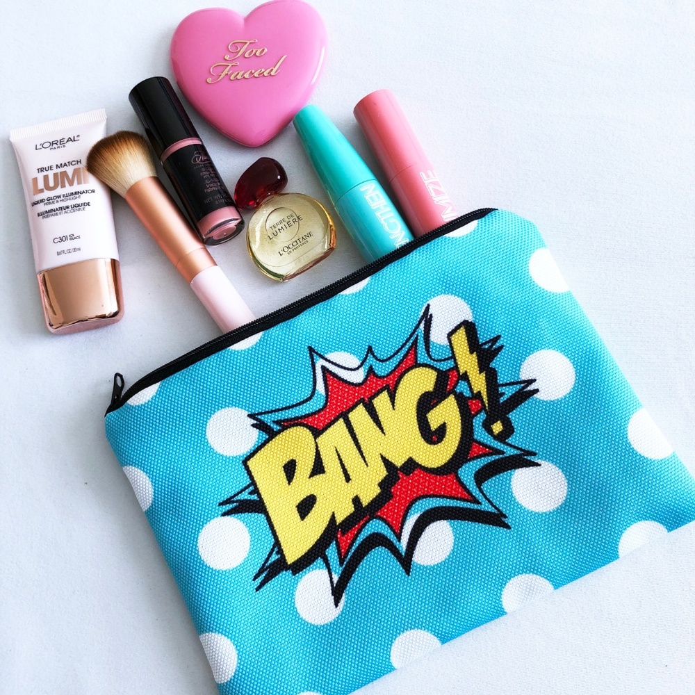 Fun Cosmetic Bag NWOT!